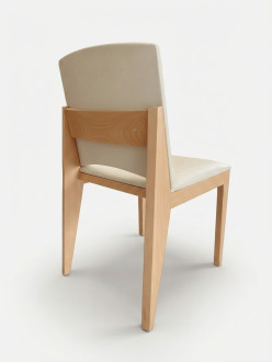 Chaise rembourrée 4 pieds Soline